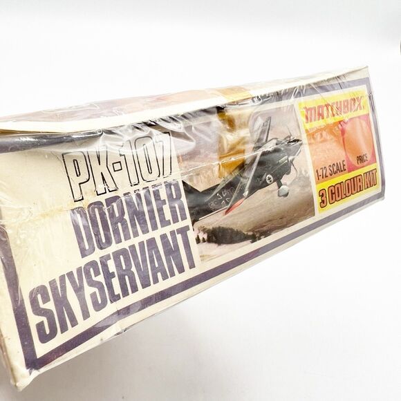 Vintage MATCHBOX PK-107 German Dornier SKYSERVANT Kit 1/72 Scale 1973 SEALED - Picture 7 of 8
